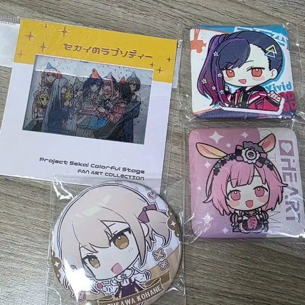 [BUNJANG] Project Sekai Kozuchi Emuru Kohane Nigo Card / 프세카 비공굿 에무 안 코하네 캔뱃지 니고 엽서