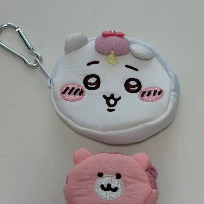 [BUNJANG] Chiikawa Hanbok Pouch Keychain Coin Purse / 치이카와 한복 포셰트 멀티 파우치 키링 치이카와 동전지갑