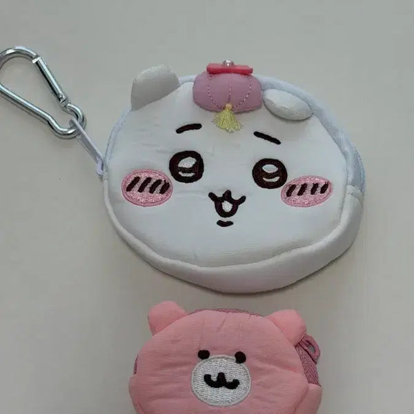 [BUNJANG] Chiikawa Hanbok Pouch Keychain Coin Purse / 치이카와 한복 포셰트 멀티 파우치 키링 치이카와 동전지갑