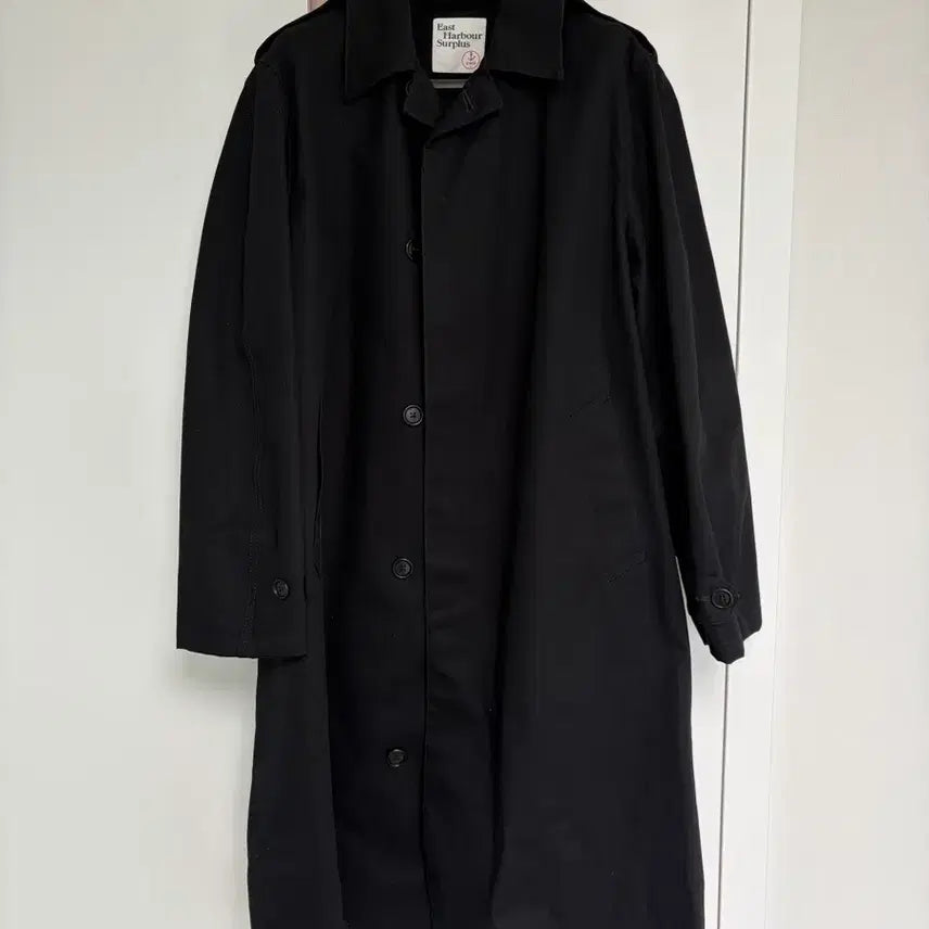 [BUNJANG] East Harbour Surplus Mac Coat Black Size 50 / East Harbour Surplus 맥 코트 블랙 50사이즈