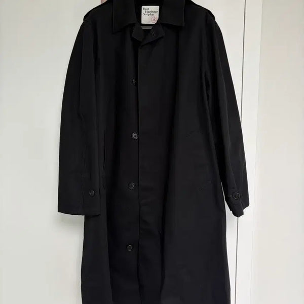 [BUNJANG] East Harbour Surplus Mac Coat Black Size 50 / East Harbour Surplus 맥 코트 블랙 50사이즈