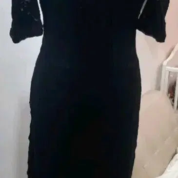 [BUNJANG] Black Lace Dress / 블랙 레이스 원피스