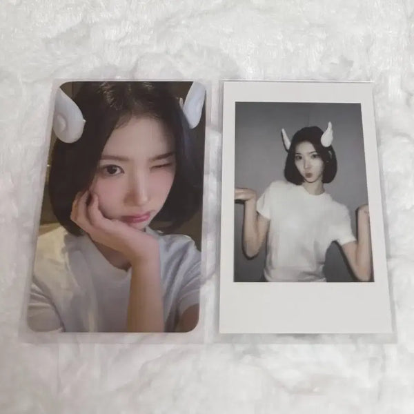 [BUNJANG] HAWT2HAWT Jiwoo Photocard + Polaroid Set / 하츠투하츠 하투하 지우 스타일 위드뮤 포카+폴라 세트 양도 판매