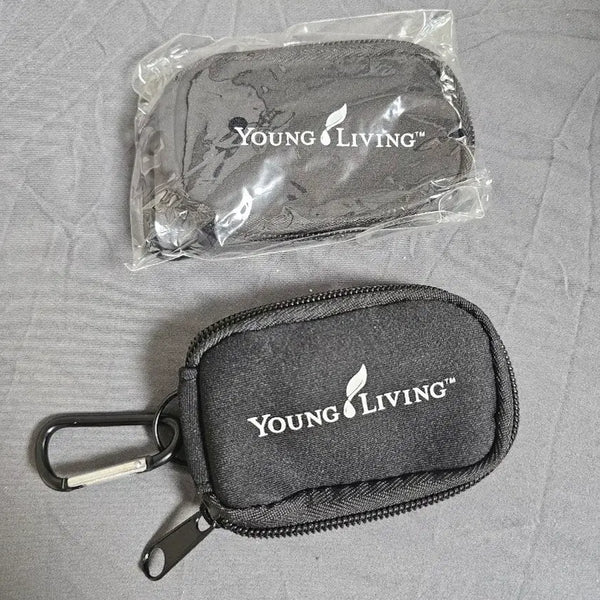 [BUNJANG] Young Living Essential Oil Pouch Black (Set of 2) / 영 리빙 파우치 블랙 2개 (새상품)