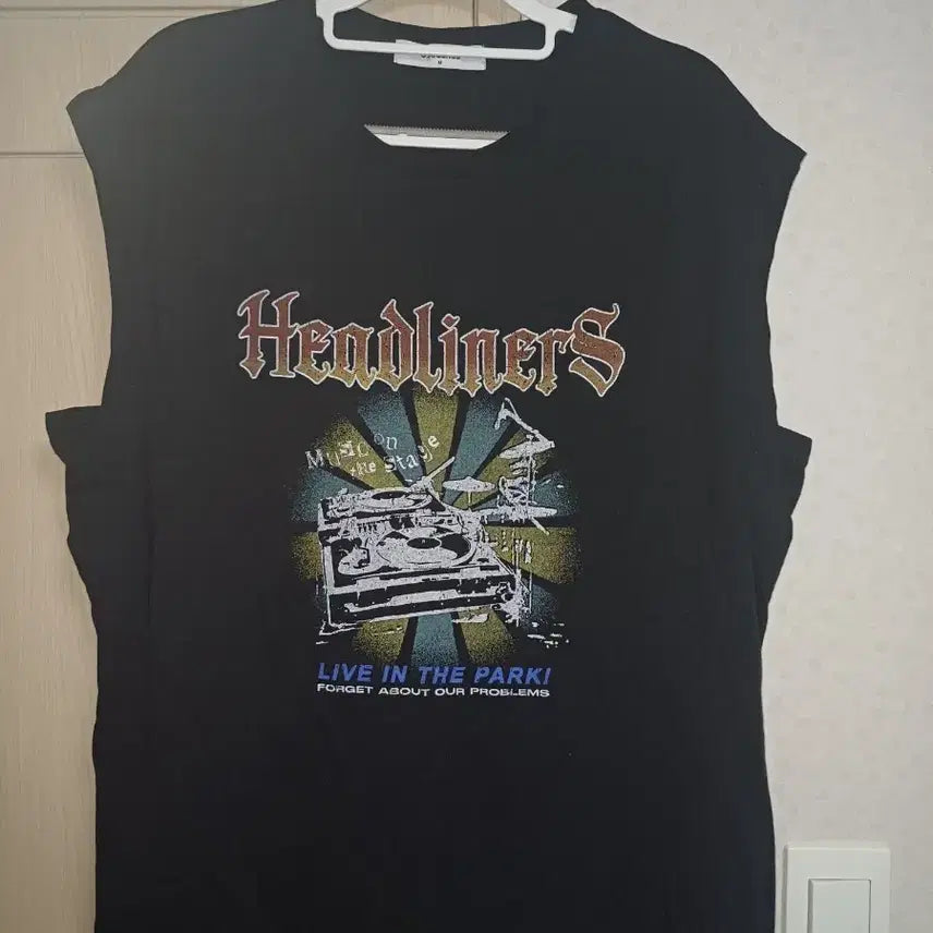 [BUNJANG] 8 Seconds Headliners Graphic Tank Top (M) / 에잇세컨즈 헤드라이너스 나시 M