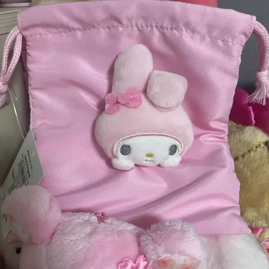 [BUNJANG] Sanrio Mascot Drawstring Pouch / 산리오 마스코트 복조리 파우치