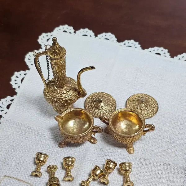 [BUNJANG] Vintage Miniature Teapot & Tureen Set / 미국 빈티지 미니어처 주전자 튜린 소품
