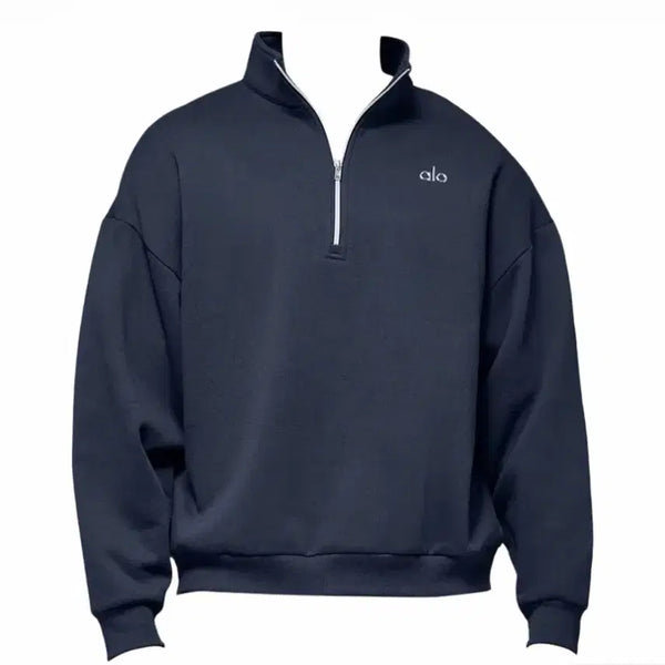 [BUNJANG] Alo Yoga Brushed Half-Zip Pullover / 알로 요가 기모 반집업 미착용