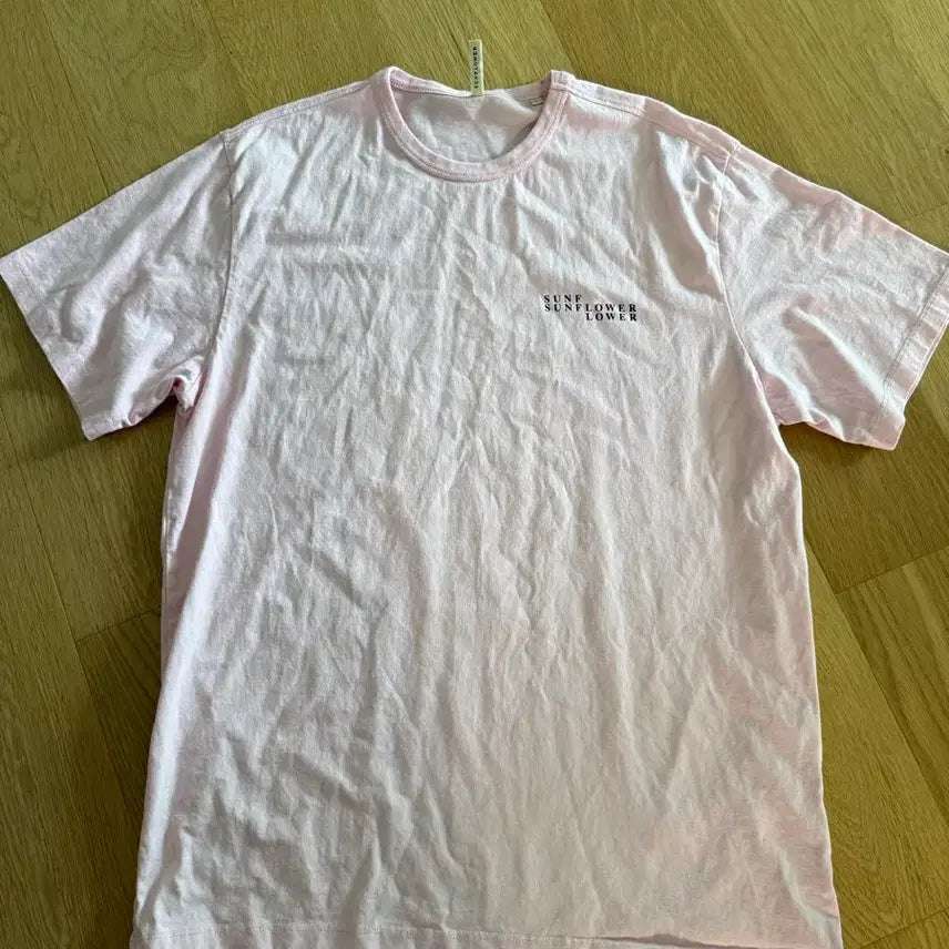[BUNJANG] Sunflower Short Sleeve T-Shirt Pink / SUNFLOWER 반팔 티셔츠 핑크