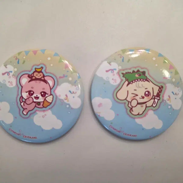 [BUNJANG] IVE Everland Collaboration Bundle Set Badges / 에버랜드 아이브 뱃지 2개 일괄