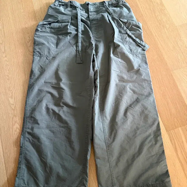 [BUNJANG] Document Cargo Pants Khaki / 카키색 카고 바지 도큐먼트