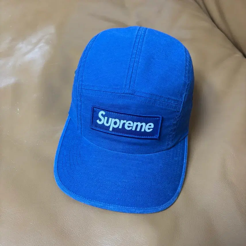 [BUNJANG] Supreme 25SS Military Dark Royal Navy Camp Cap / 슈프림 캠프캡 모자 박스로고 밀리터리 다크 로얄 네이비 25SS