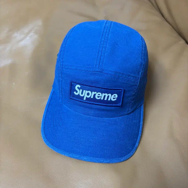 [BUNJANG] Supreme 25SS Military Dark Royal Navy Camp Cap / 슈프림 캠프캡 모자 박스로고 밀리터리 다크 로얄 네이비 25SS