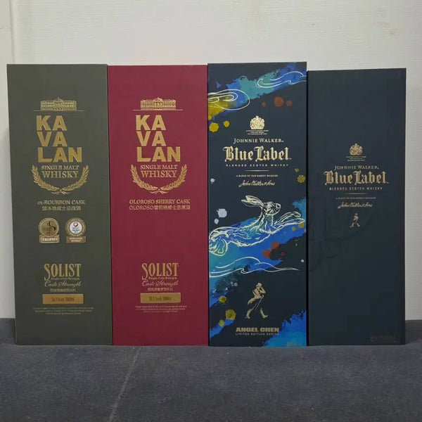 [BUNJANG] Kavalan Solist Ex-Bourbon Cask / Oloroso Sherry Cask & Johnnie Walker Blue Label Whiskey Empty Bottles / 카발란 솔리스트 ex-버번 캐스크/올로로소 셰리 캐스크, 조니워커 블루라벨 위스키 공병
