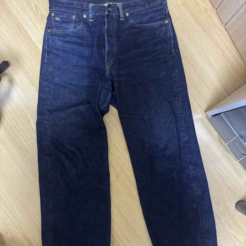 [BUNJANG] RRL Flannel Lined Denim Pants (Unhemmed) / 34)RRL 플란넬 데님 노수선