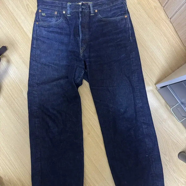 [BUNJANG] RRL Flannel Lined Denim Pants (Unhemmed) / 34)RRL 플란넬 데님 노수선