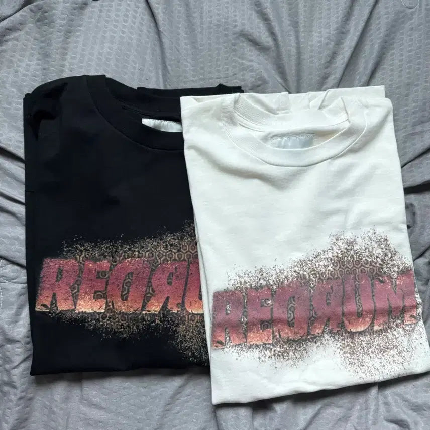 [BUNJANG] Perenne Short-Sleeve T-Shirt Bundle Set (Black, White) / 2,3 일괄 퍼렌 반팔티 블랙 화이트