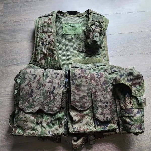 [BUNJANG] Russian Tactical Vest with Pouches Bundle Set / (오리)러시아 전술 조끼 베스트.파우치일괄