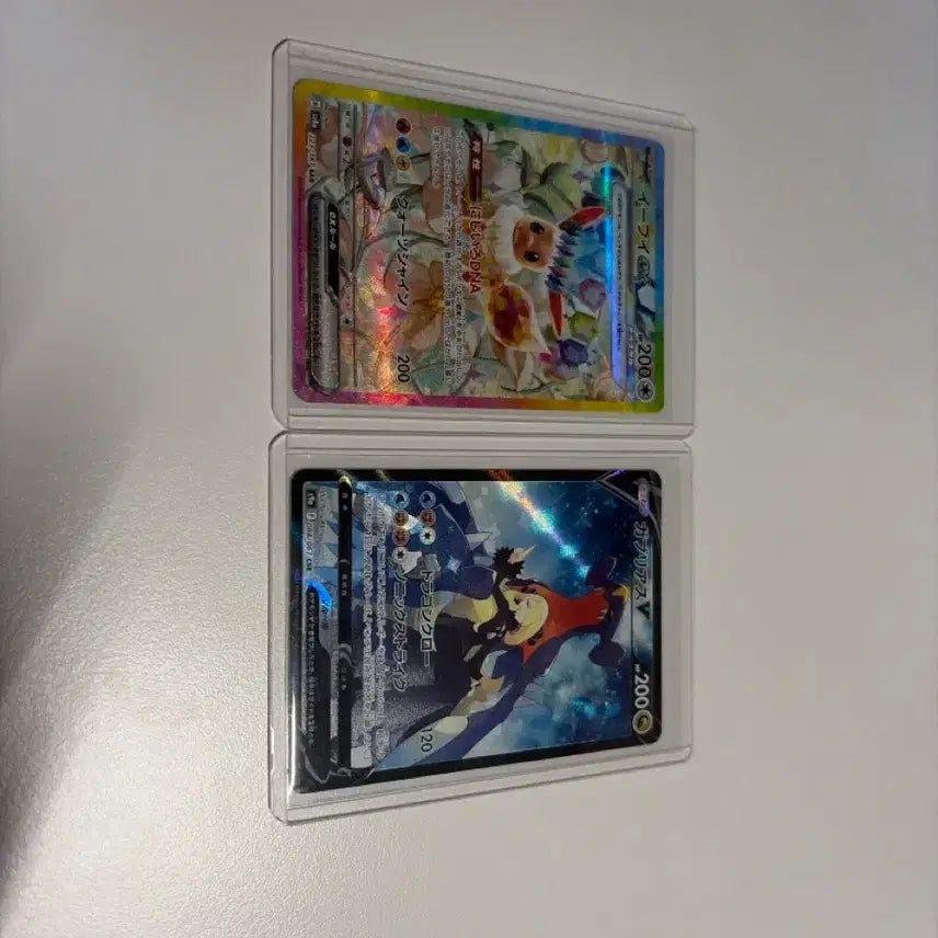[BUNJANG] Pokemon Card Eevee / Garchomp / 일판 포켓몬 카드 이브이 / 한카리아스