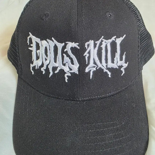 [BUNJANG] DollsKill Logo Black Snapback Hat / 돌스킬 로고 캡 모자 블랙