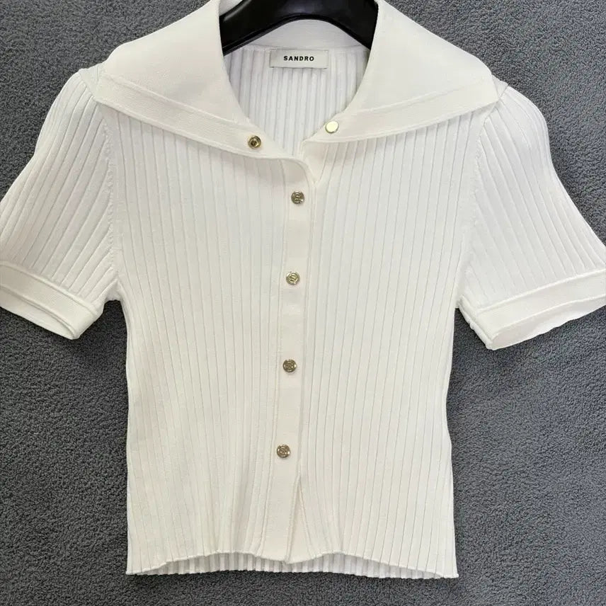 [BUNJANG] Sandro Sailor Collar Knit / 산드로 세일러 카라 니트