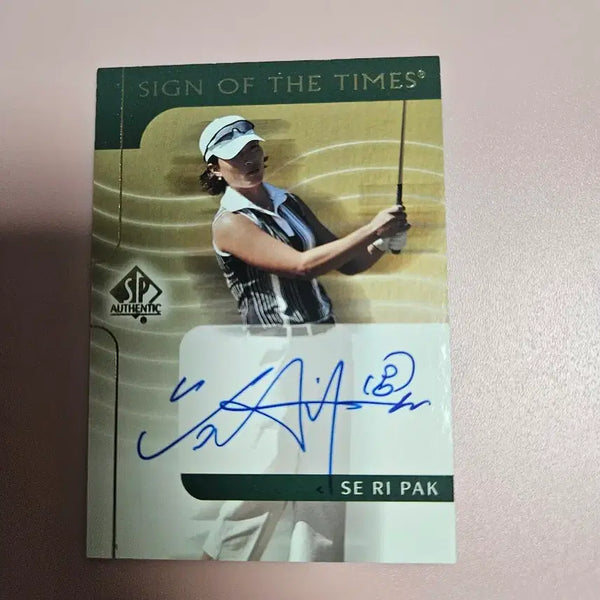 [BUNJANG] Park Se-ri Autographed Upper Deck SP Golf Card / 골프)박세리 Upper Deck SP 오토 카드