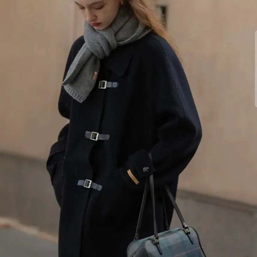 [BUNJANG] Rinina CAEL Handmade Wool Coat (Black) / 실사O/*오늘만 이가격)르니나 CAEL 핸드메이드 울코트(블랙)