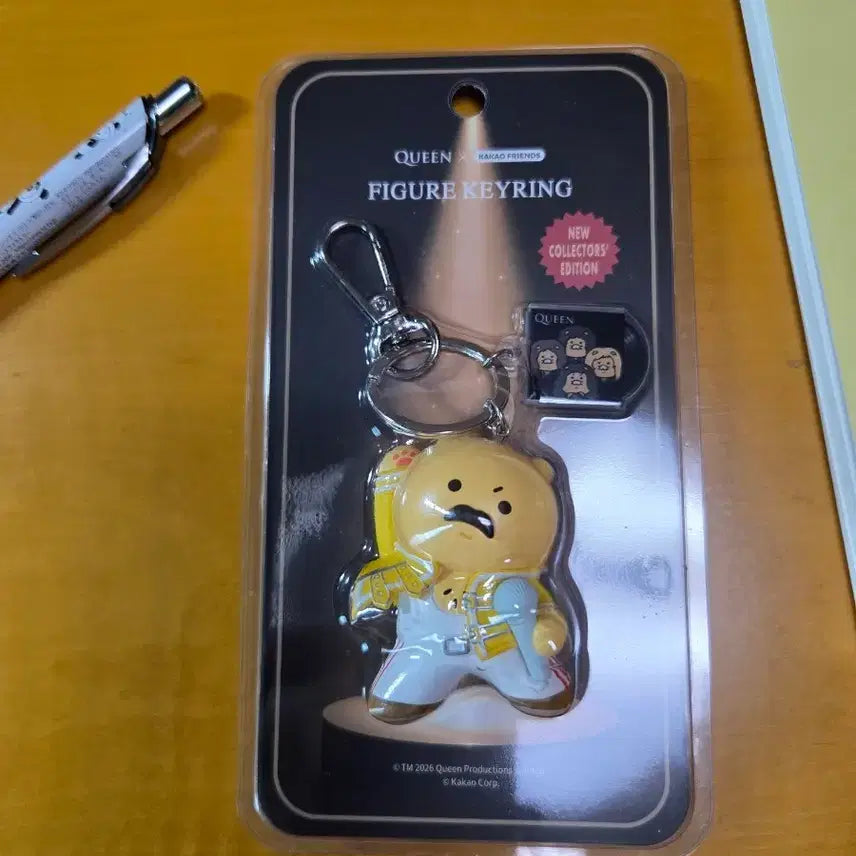[BUNJANG] Kakao Friends x Queen Freddie Mercury Figure Keyring / 카카오프렌즈 퀸 프레디 머큐리 피규어 키링  열쇠고리