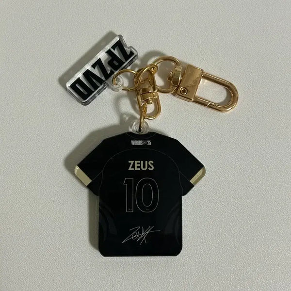 [BUNJANG] Hanwha Life Esports Zeus Uniform Keyring / 25 HLE 한화생명 e스포츠 월즈 유니폼 제우스 최우제 키링
