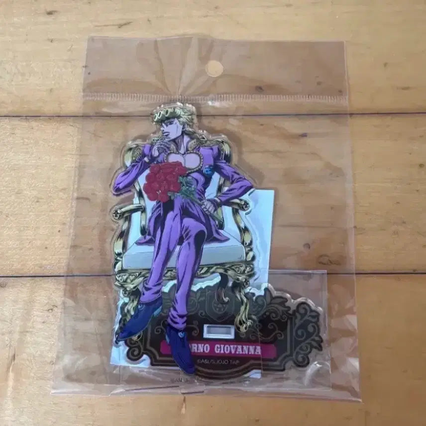 [BUNJANG] The JoJo's World Limited Acrylic Stand Giorno Giovanna Part 5 / 더죠죠월드 죠죠월드 한정 아크릴 스탠드 황금의 바람 죠르노 죠바나 5부