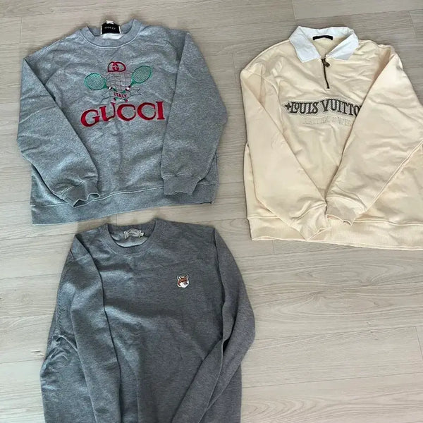 [BUNJANG] GUCCI LOUIS VUITTON MAISON KITSUNE Sweatshirts/Knitwear (KR Sizes 95-105) / 브랜드별(한국사이즈 기준95,100,105) 제품 개당 평균가, 개별 문의 꼭 주세요!