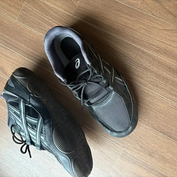 [BUNJANG] Asics Hypersink Graphite Grey Black Shoes / 아식스 하이퍼싱크 그래파이트 그레이 블랙 265