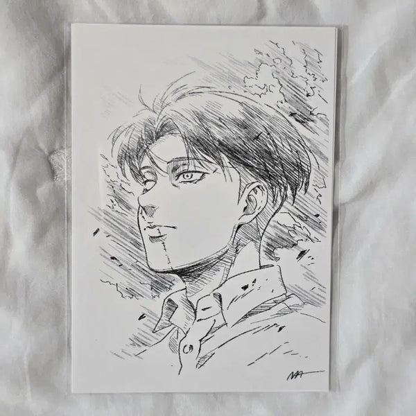[BUNJANG] Attack on Titan Erwin Smith Levi Ackerman Hange Zoe Theater Exclusive Postcard Set / 진격의거인 진격거 한지 리바이 엘빈 극장판 영화 특전 엽서