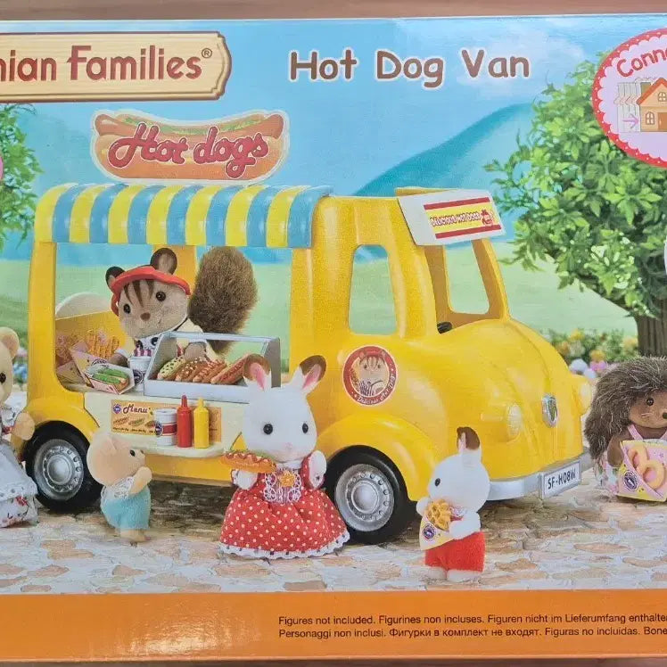 [BUNJANG] Sylvanian Families Hot Dog Van & Hamburger Walnut Squirrel Set / 실바니안 핫도그밴+햄버거호두다람쥐 판매합니다.