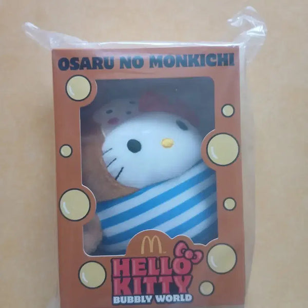 [BUNJANG] McDonald's Bubly World Hello Kitty Monkeych Limited Edition Plush Toy / 맥도날드 버블리월드 헬로키티 몽키치 한정판 봉제인형