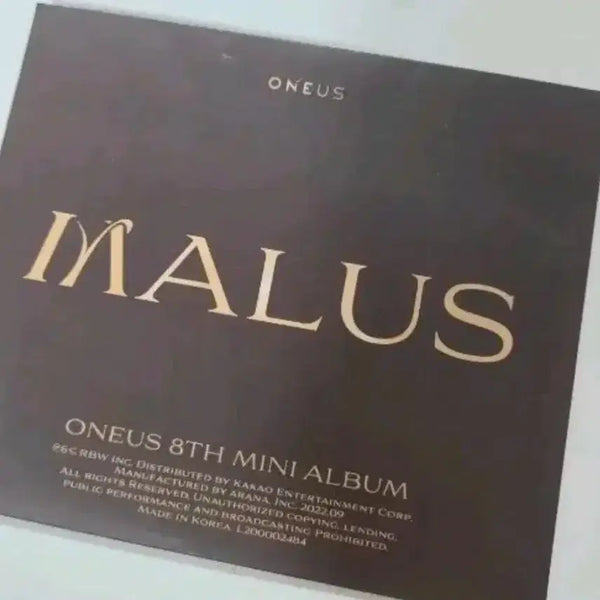 [BUNJANG] ONEUS Malus Mini Album / 원어스 말루스 미니 앨범