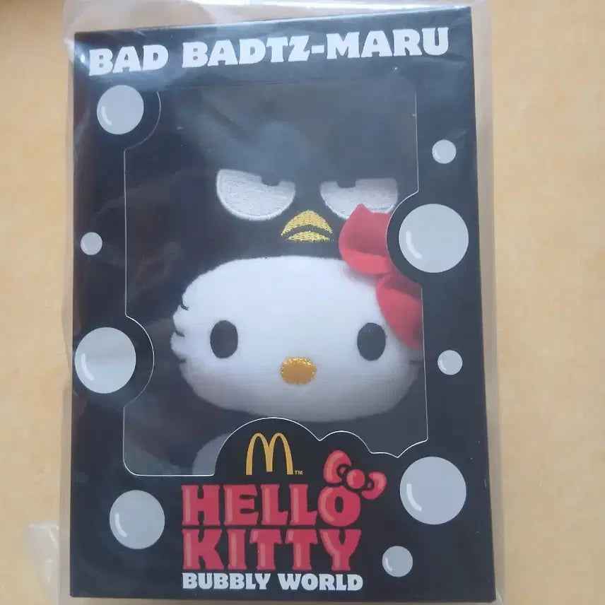 [BUNJANG] McDonald's Hello Kitty Bubble World Limited Edition Badtz-Maru Plush / 맥도날드 헬로키티 버블리월드 한정판 배드바츠마루 인형