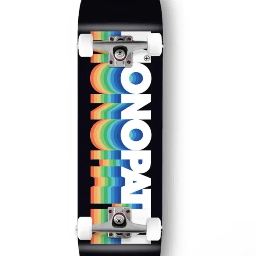 [BUNJANG] Monopart Skateboard Rainbow Logo Deck / 모노파트 스케이트보드 레인보우 로고