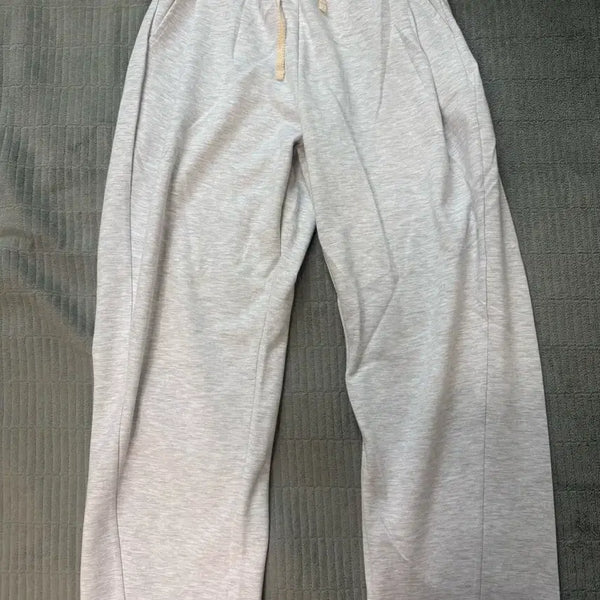 [BUNJANG] NITED Curved Training Pants - Mélange White, XL / 니티드 / 커브드 트레이닝 팬츠 멜란지화이트 / XL
