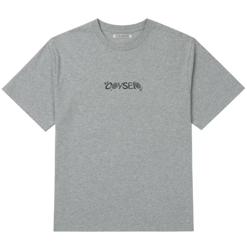[BUNJANG] Koiseyo Little Stars Regular T-Shirt Melange Grey / 코이세이오 반팔 LITTLE STARS REGULAR T-SHIRT MELANGE GREY