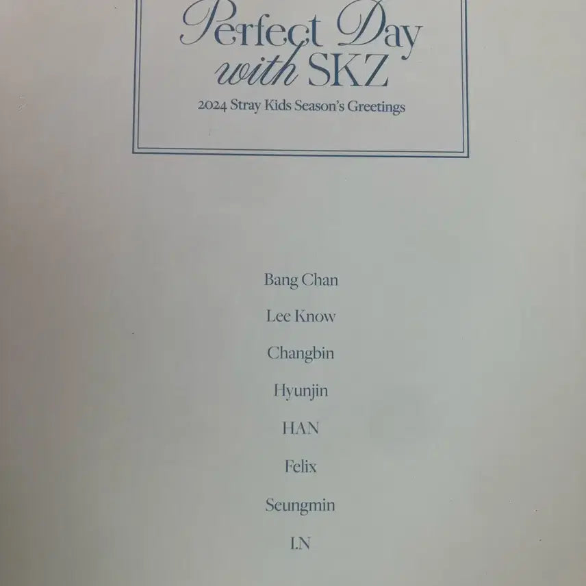 [BUNJANG] Stray Kids 2024 Season's Greetings Photocard Set / 스트레이키드 2024 시즌그리팅 양도