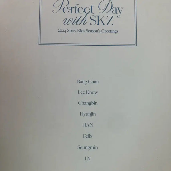[BUNJANG] Stray Kids 2024 Season's Greetings Photocard Set / 스트레이키드 2024 시즌그리팅 양도