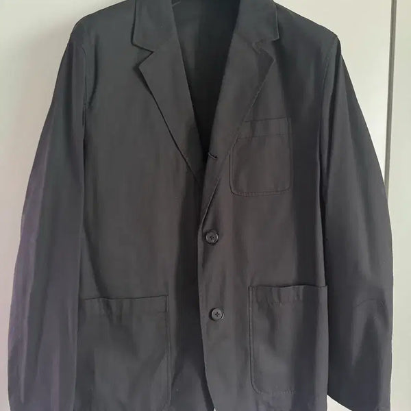 [BUNJANG] Musinsa Standard City Walkers Cotton Blazer Black / 무신사스탠다드 시티 워커스 코튼 블레이저 블랙 L