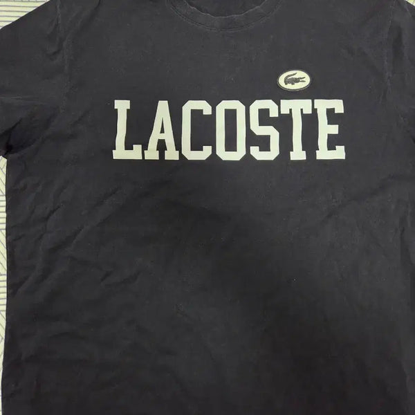 [BUNJANG] Lacoste Black Short-Sleeve T-Shirt XXL / 라코스테 LACOSTE 반팔티 블랙 xxl