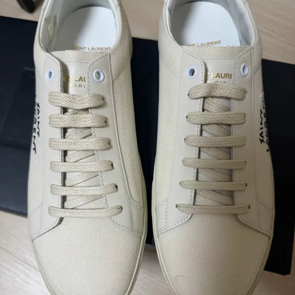 [BUNJANG] Saint Laurent Sneakers Beige Size 280 / 생 로랑 스니커즈 280 새상품