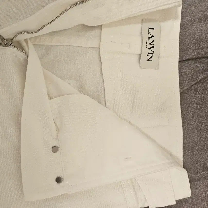 [BUNJANG] Lanvin Ivory Cotton Pants / 랑방 팬츠 아이보리