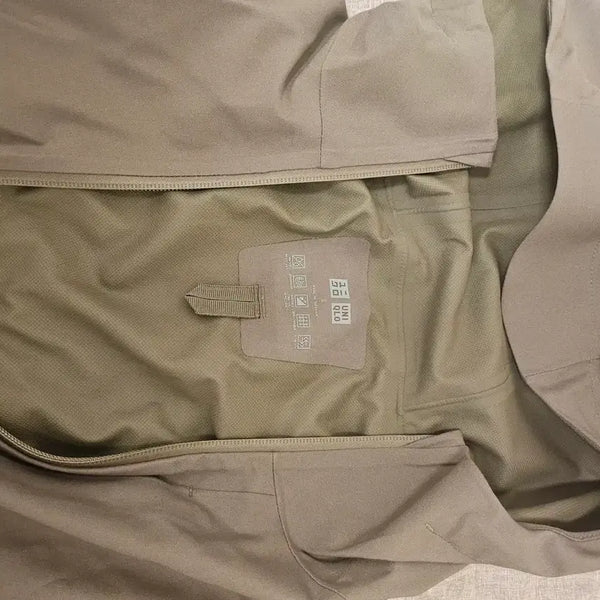 [BUNJANG] Uniqlo Fleece Zip-Up Jacket - Khaki / 유니클로 후리스 집업 자켓 카키