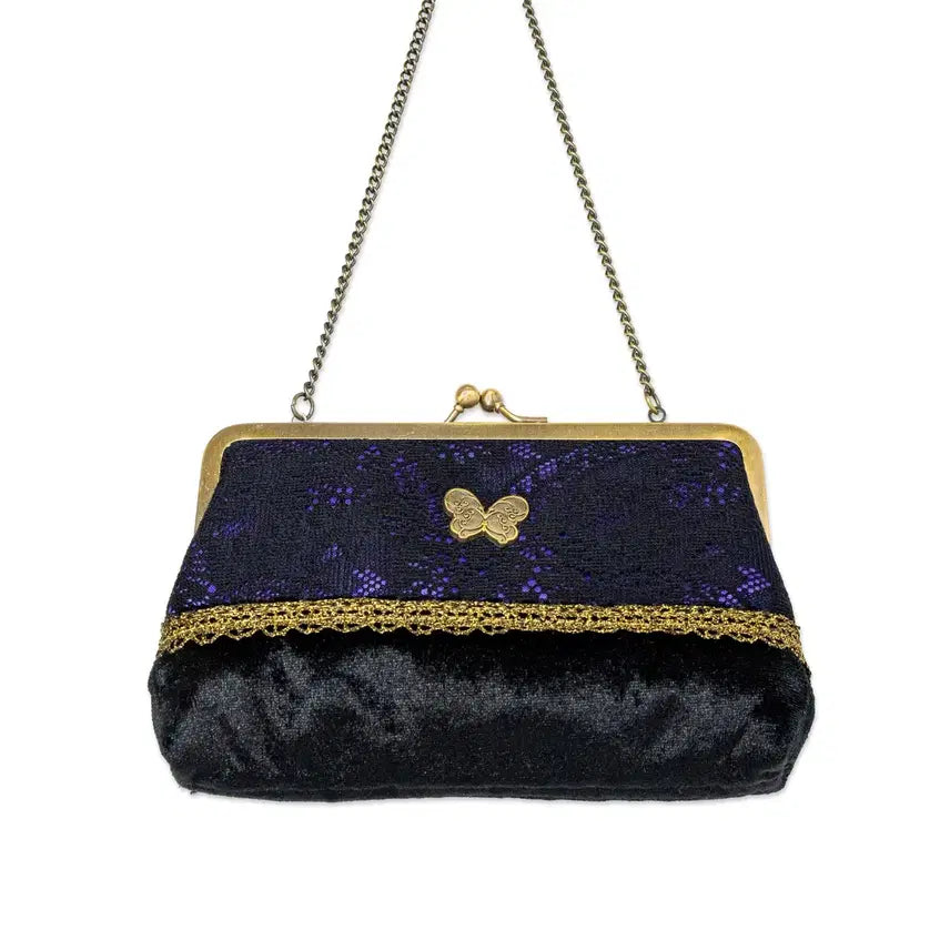 [BUNJANG] Anna Sui Vintage Gamaguchi Chain Shoulder Bag / 안나수이 가마구치 체인 숄더백