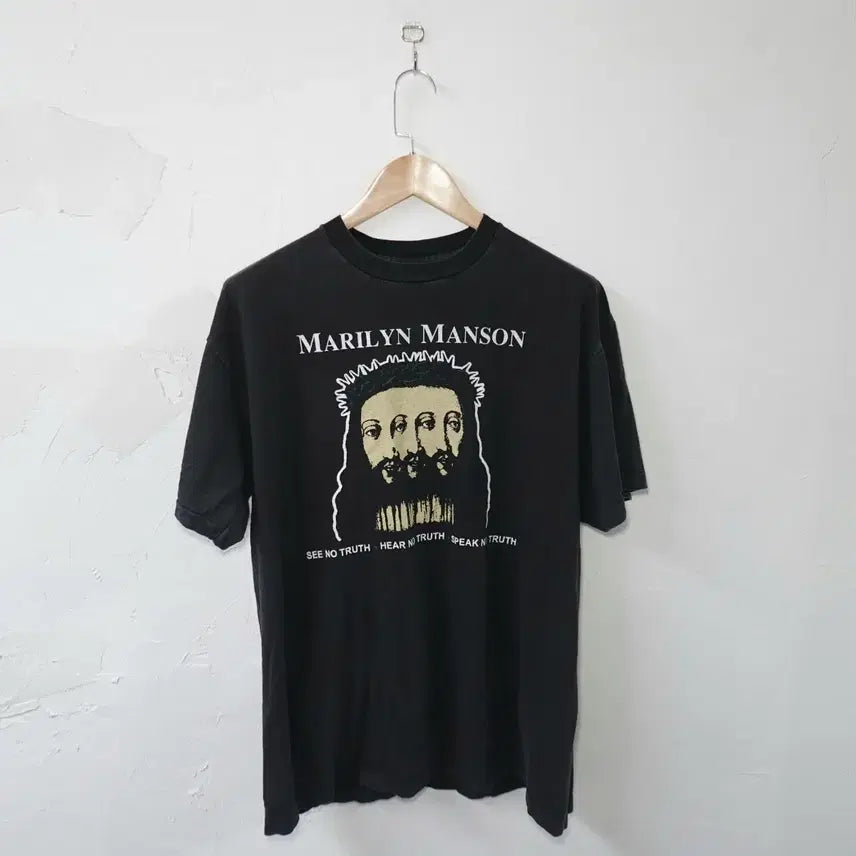 [BUNJANG] Marilyn Manson Bootleg Band T-Shirt XL / 마릴린 맨슨 부틀렉 티셔츠 밴드티 XL