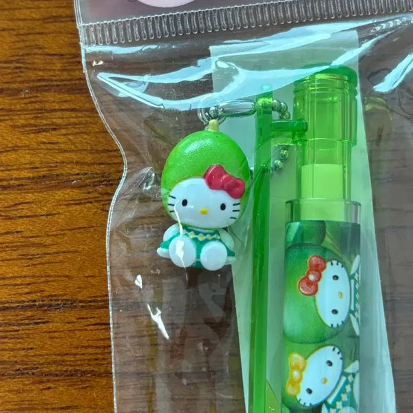 [BUNJANG] Sanrio Hello Kitty Shodoshima Limited Edition Olive Ballpoint Pen / [고전] 헬로키티 쇼도시마 한정 올리브 볼펜